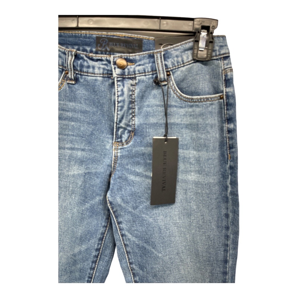 Blue Revival Women's /Junior Size 26 Distressed Look Blue Jean Pants - Picture 2 of 5